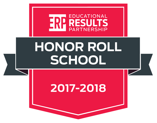 Educational Results Partnership Honor Roll School 2017-2018 